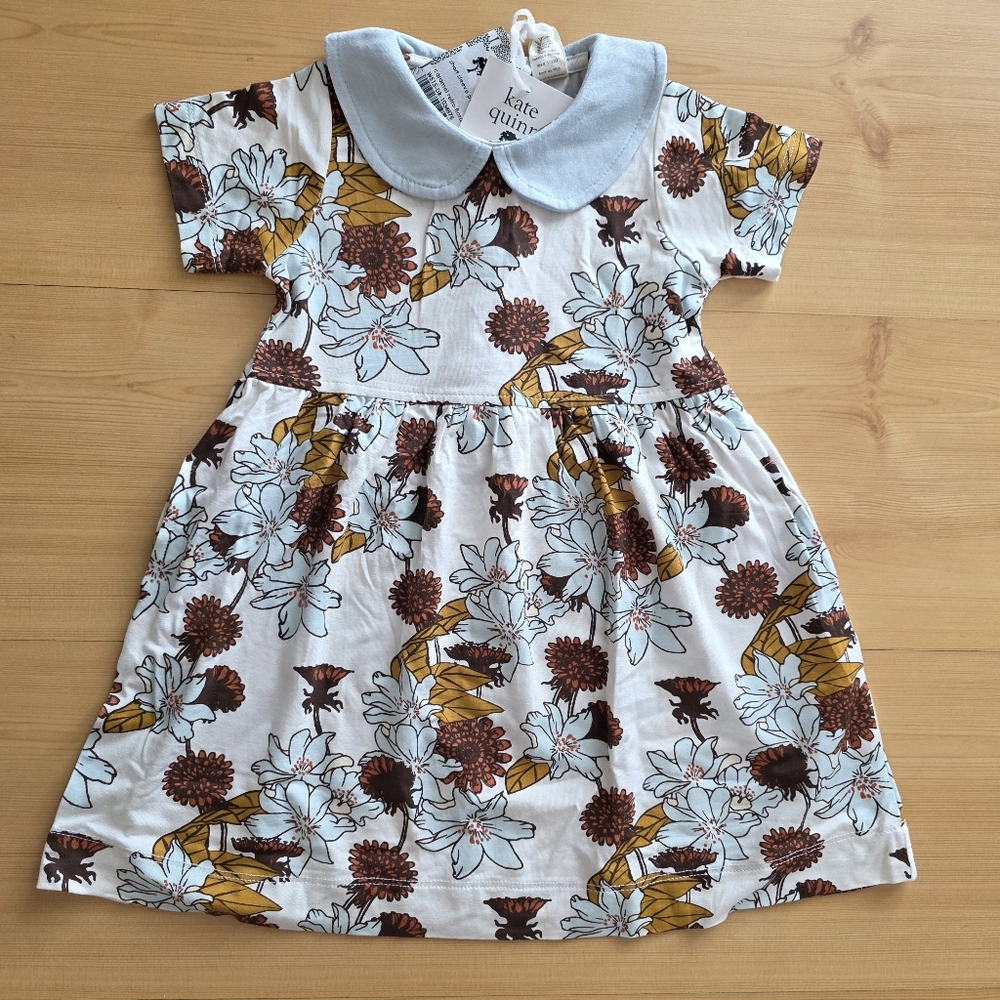 Kate Quinn Floral Dress with Light Blue Collar Sub Box Exclusive 18-24 NWT